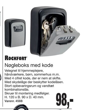 Harald Nyborg Nøgleboks med kode tilbud