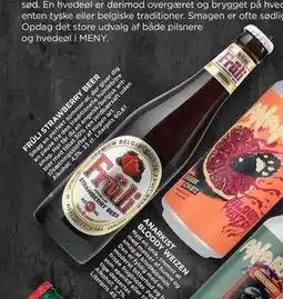 MENY FRÜLI STRAWBERRY BEER tilbud