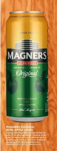 MENY MAGNERS ORIGINAL IRISH APPLE CIDER tilbud