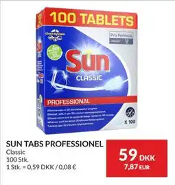 Nielsen's Discount SUN TABS PROFESSIONEL tilbud