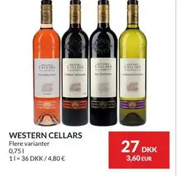 Nielsen's Discount WESTERN CELLARS tilbud