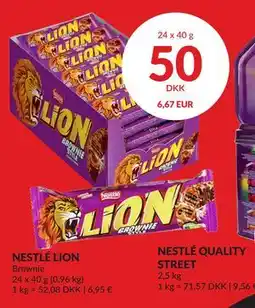 Nielsen's Discount NESTLÉ LION tilbud