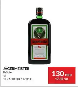 Nielsen's Discount JÄGERMEISTER tilbud