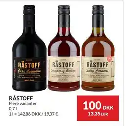 Nielsen's Discount RÅSTOFF tilbud