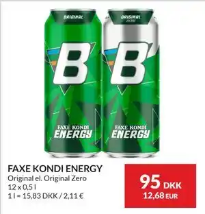 Nielsen's Discount FAXE KONDI ENERGY tilbud