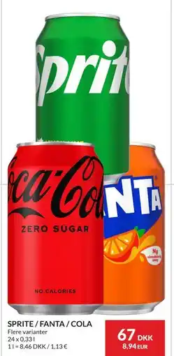 Nielsen's Discount SPRITE / FANTA / COLA tilbud