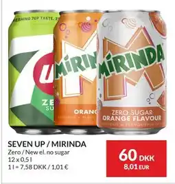 Nielsen's Discount SEVEN UP / MIRINDA tilbud