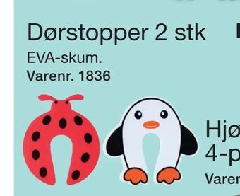 Harald Nyborg Dørstopper 2 stk tilbud