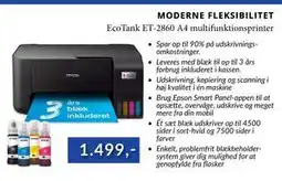 CBC EcoTank ET-2860 A4 multifunktionsprinter tilbud
