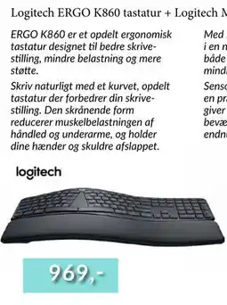 CBC Logitech ERGO K860 tastatur tilbud