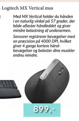CBC Logitech MX Vertical mus tilbud