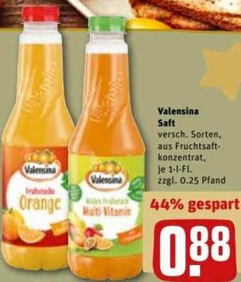 REWE DE Valensina Saft tilbud