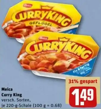 REWE DE Meica Curry King 220g tilbud