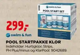 jem & fix POOL STARTPAKKE KLOR tilbud