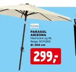 jem & fix PARASOL ARIZONA tilbud