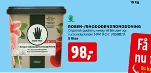 jem & fix ROSEN-/RHODODENDRONGØDNING tilbud