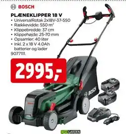 jem & fix PLÆNEKLIPPER 18 V tilbud