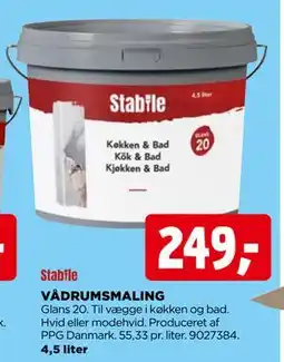 jem & fix VÅDRUMSMALING tilbud
