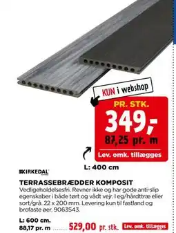 jem & fix TERRASSEBRÆDDER KOMPOSIT tilbud
