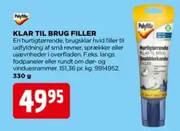 jem & fix KLAR TIL BRUG FILLER tilbud