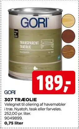 jem & fix 307 TRÆOLIE tilbud