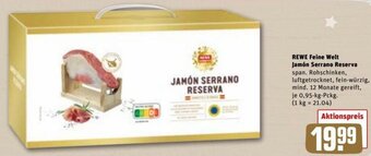 REWE DE Rewe Feine Welt Jamón Serrano Reserva tilbud