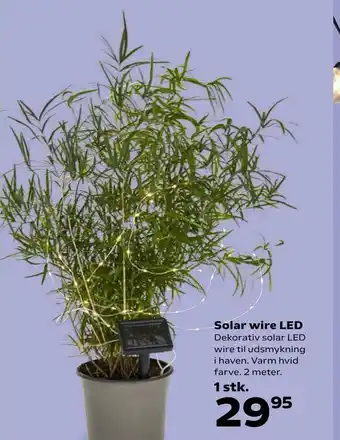 Kvickly Solar wire LED tilbud
