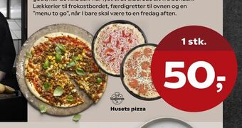 Kvickly Husets pizza tilbud