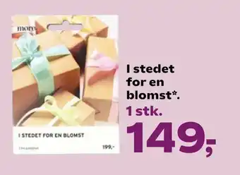 I stedet for en blomst