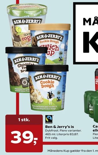 Kvickly Ben & Jerry's is tilbud
