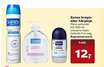 Kvickly Sanex krops- eller hårpleje tilbud