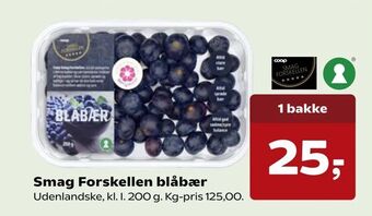 Kvickly Smag Forskellen blåbær tilbud