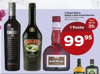 Kvickly 1-Enkelt Bitter, Bailey's eller Grand Marnier tilbud