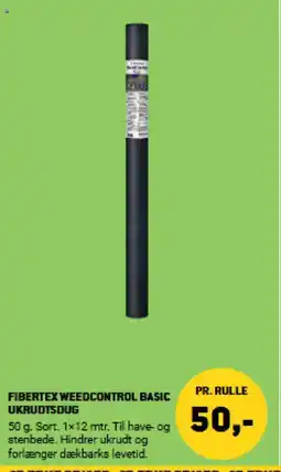 XL-BYG Fibertex weedcontrol basic ukrudtsdug tilbud