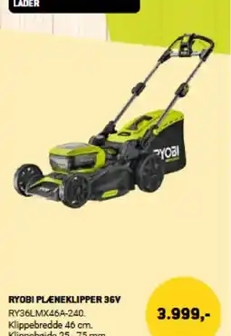 XL-BYG RYOBI PLÆNEKLIPPER 36V tilbud