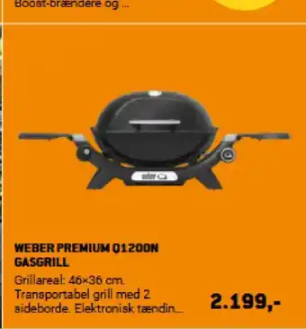 XL-BYG WEBER PREMIUM Q1200N GASGRILL tilbud