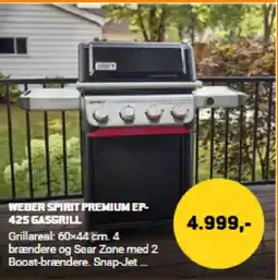 XL-BYG WEBER SPIRIT PREMIUM EP- 425 GASGRILL tilbud