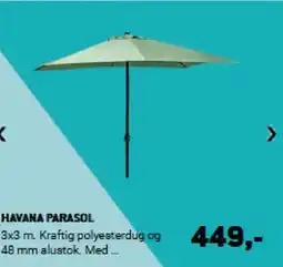 XL-BYG HAVANA PARASOL tilbud