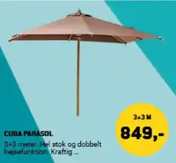 XL-BYG CUBA PARASOL tilbud