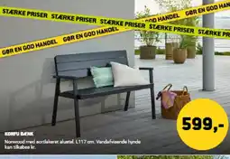 XL-BYG KORFU BÆNK tilbud