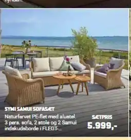 XL-BYG SYMI SAMUI SOFASÆT tilbud