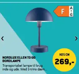 XL-BYG NORDLUX ELLEN TO GO BORDLAMPE tilbud