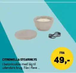 XL-BYG CITRONELLA STEARINLYS tilbud