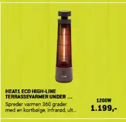 XL-BYG HEAT1 ECO HIGH-LINE TERRASSEVARMER UNDER tilbud