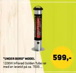 XL-BYG "UNDER BORD" MODEL tilbud