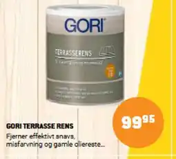 XL-BYG GORI TERRASSE RENS tilbud