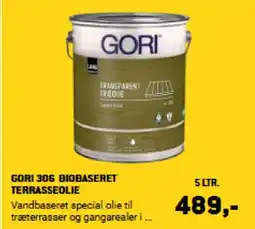XL-BYG GORI 306 BIOBASERET TERRASSEOLIE tilbud