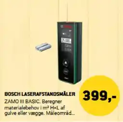 XL-BYG BOSCH LASERAFSTANDSMÅLER tilbud