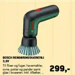 XL-BYG BOSCH RENGØRINGSVÆRKTØJ 3,6V tilbud