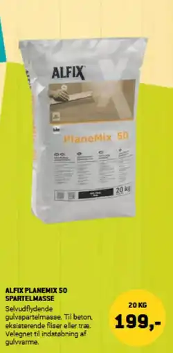 XL-BYG ALFIX PLANEMIX 50 SPARTELMASSE tilbud